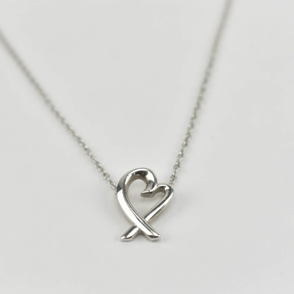 Tiffany & Co. Jewelry - TIFFANY & CO Sterling Silver Heart Necklace 1094